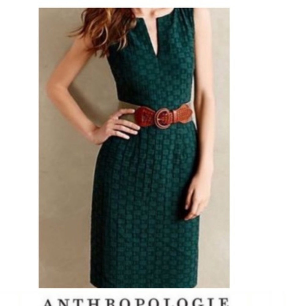 Anthro Tabitha brand Woven/Quilted Tema Dress